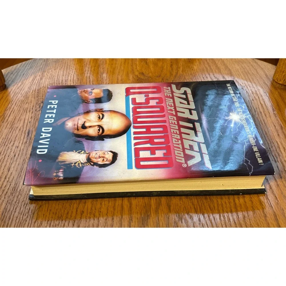 Star Trek The Next Generation Q-Squared Hardcover Peter David TNG Novel 1994